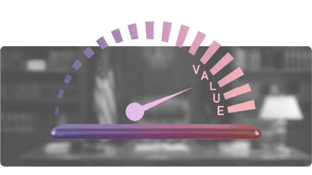 Odometer showing high growth speed