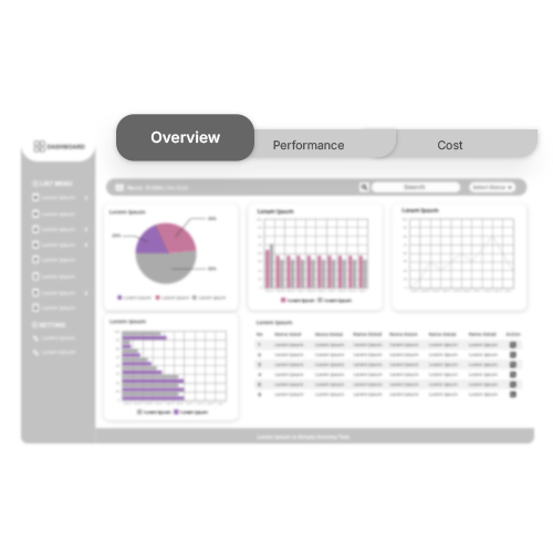 AI tools dashboard