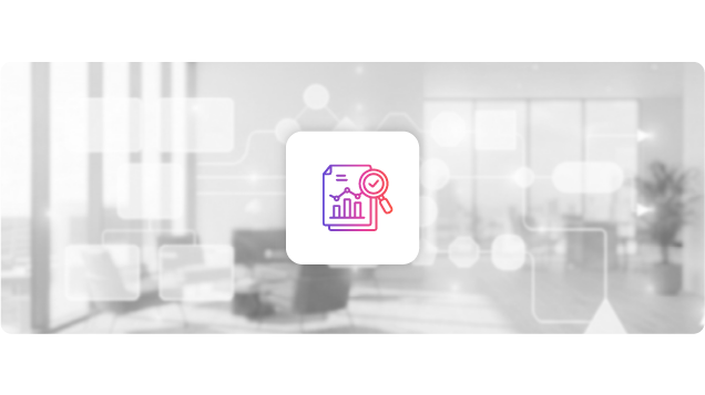 Icon with an office background