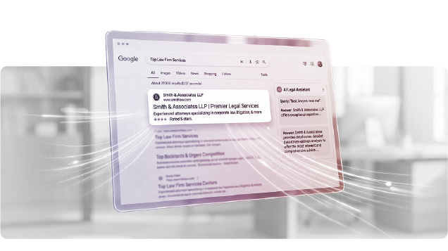 A highlighted search result in Google