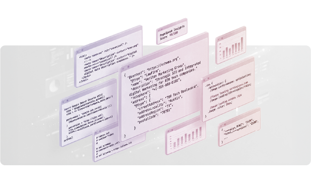 Multiple code snippets